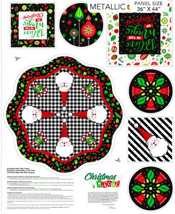 Patrick Lose Christmas Magic Panel 10023M 10