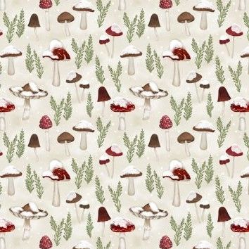 Wilmington Prints Woodland Snowman 27739 232