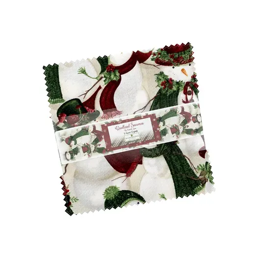 Wilmington Prints Woodland Snowmen Charm Pack