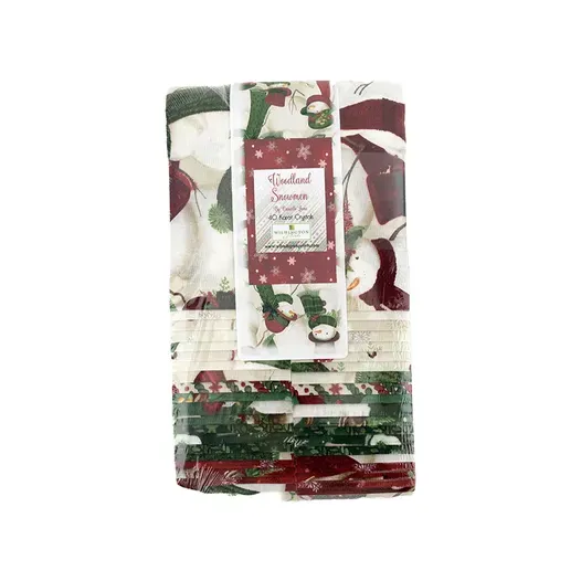 Wilmington Prints Woodland Snowmen Jelly Roll