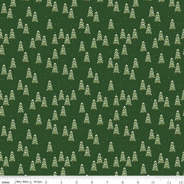 Riley Blake More Christmas Wishes CD16556 Forest