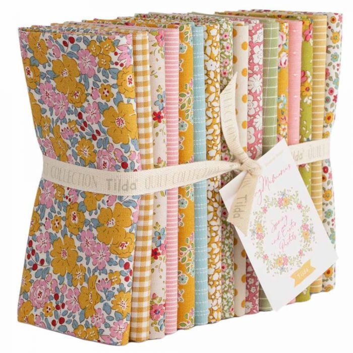 Tilda Creating Memories - Spring &amp; Easter Pastels 16pc Fat Quarter Bundle