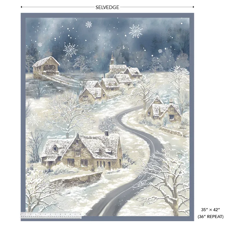 Windham Fabrics Winter Whisper Panel 54678DP-1