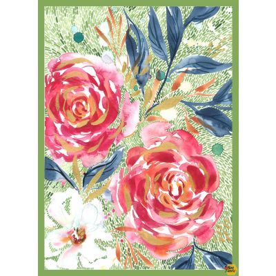 Moda Moody Bloom Panel 8440 11D