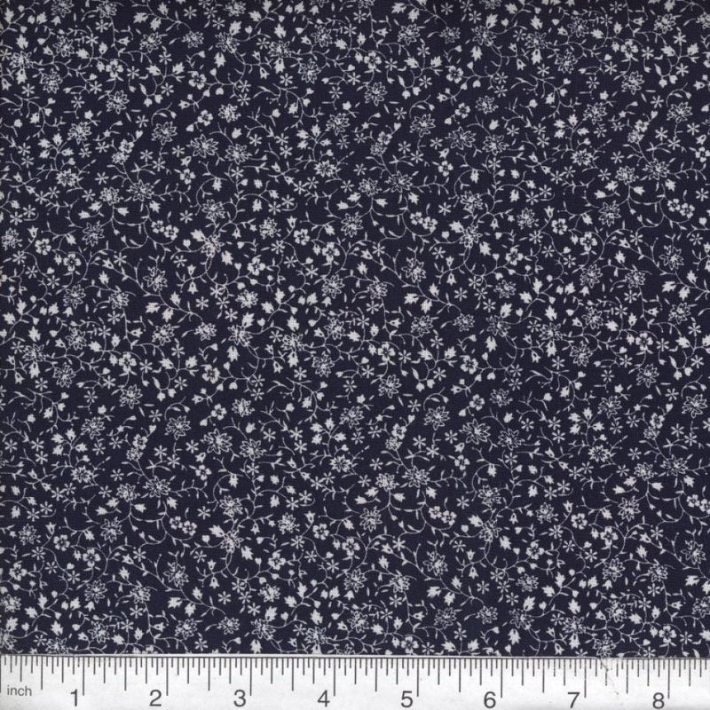 Marshall Dry Goods Florals &amp; Swirls - Navy