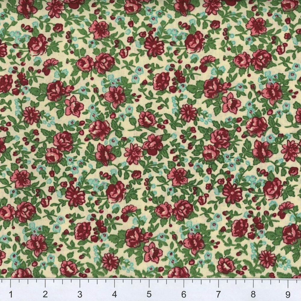 Marshall Dry Goods Quilter&#39;s Calico - Large Floral