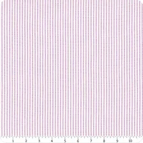 Tilda Tea Towel Woven Brownie Stripe Plum
