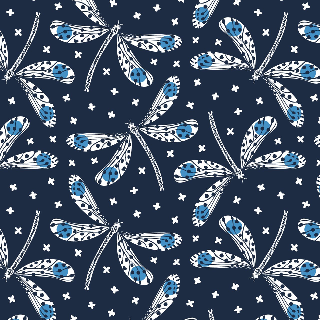 Dashwood Studios Sapphire Skies 2483 Dragonflies