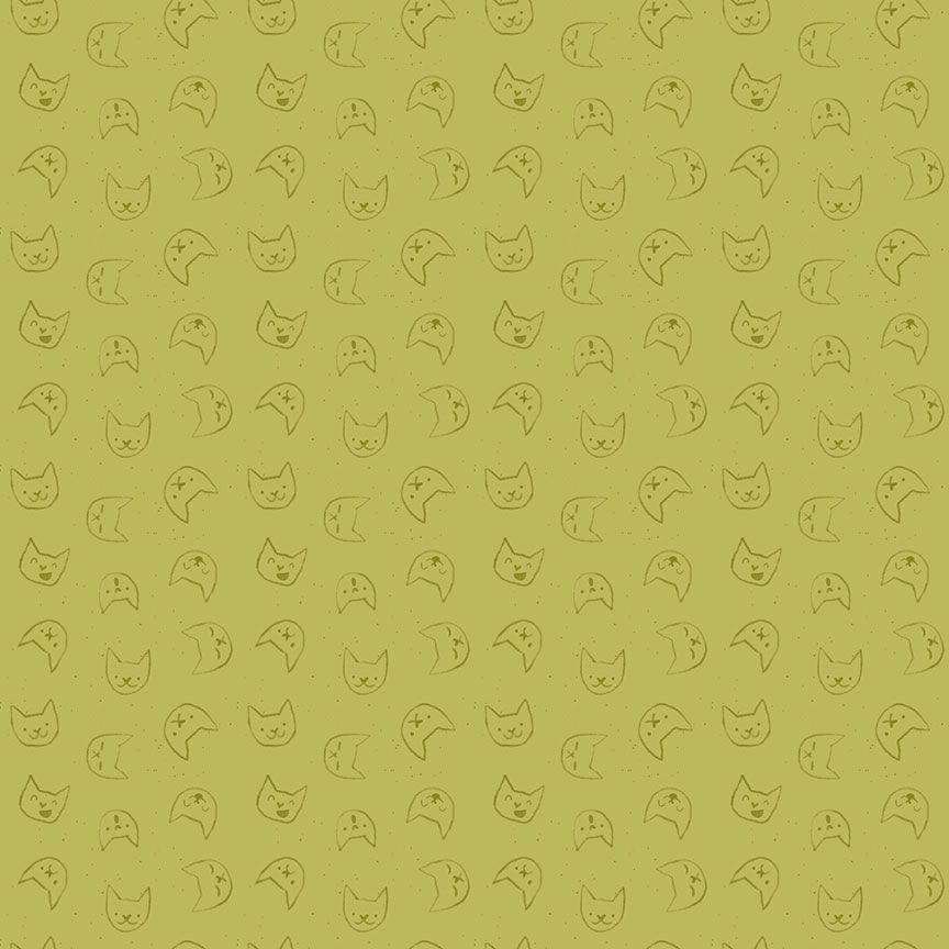 Dear Stella Emoticats DPJ2898 Guacamole