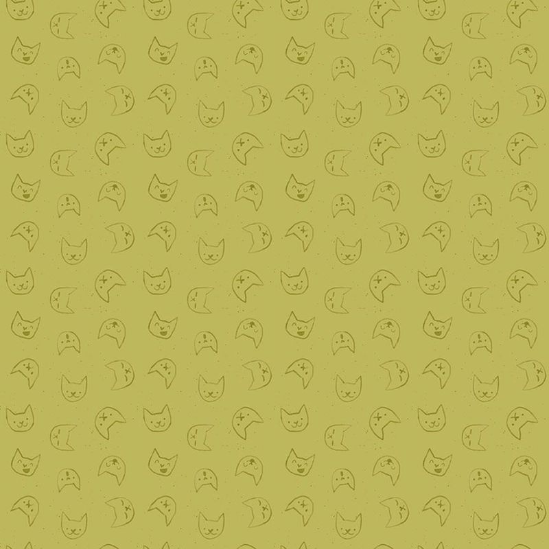 Dear Stella Emoticats DPJ2898 Guacamole