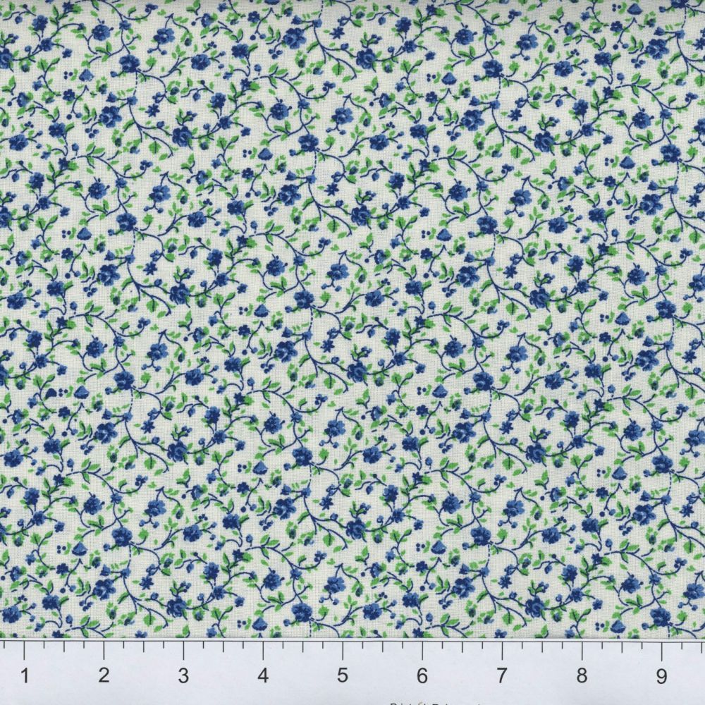 Marshall Dry Goods Quilter&#39;s Calico - Floral Vines