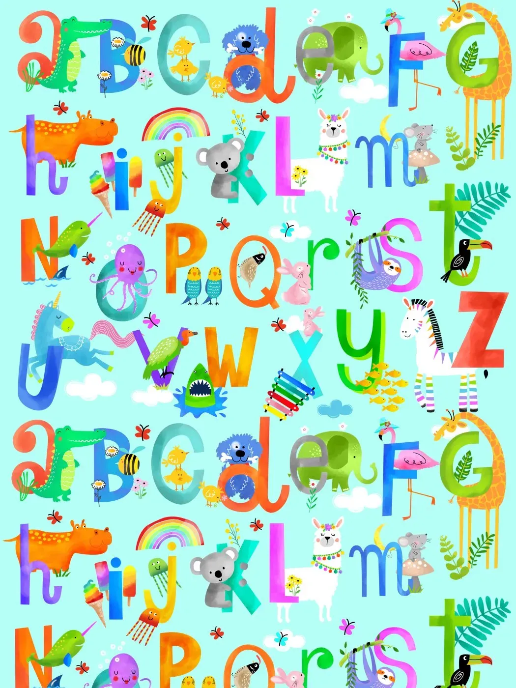 Oasis Fabrics Wee Ones ABC Coordinate 59 6921