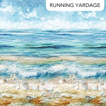 Northcott The Great Outdoors Coastal Ombre Blue/Multi DP28451-44