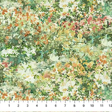 Northcott The Great Outdoors Meadow Scene Green/Multi DP28446-74