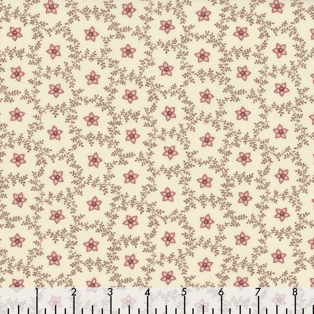 Marcus Fabrics Evelyn&#39;s Hope Chest R101081D Cream