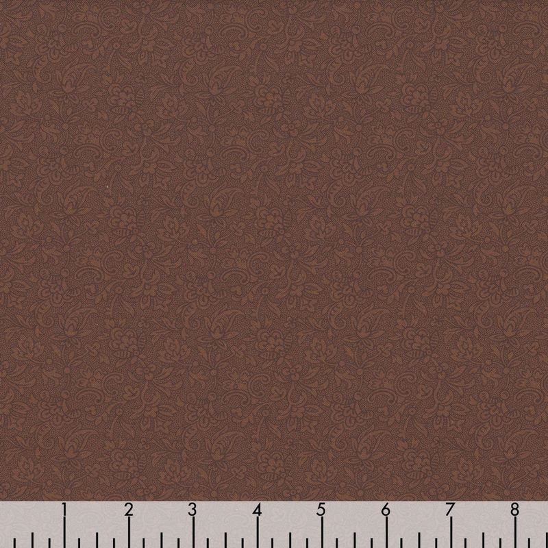 Marcus Fabrics Evelyn&#39;s Hope Chest R101082D Brown