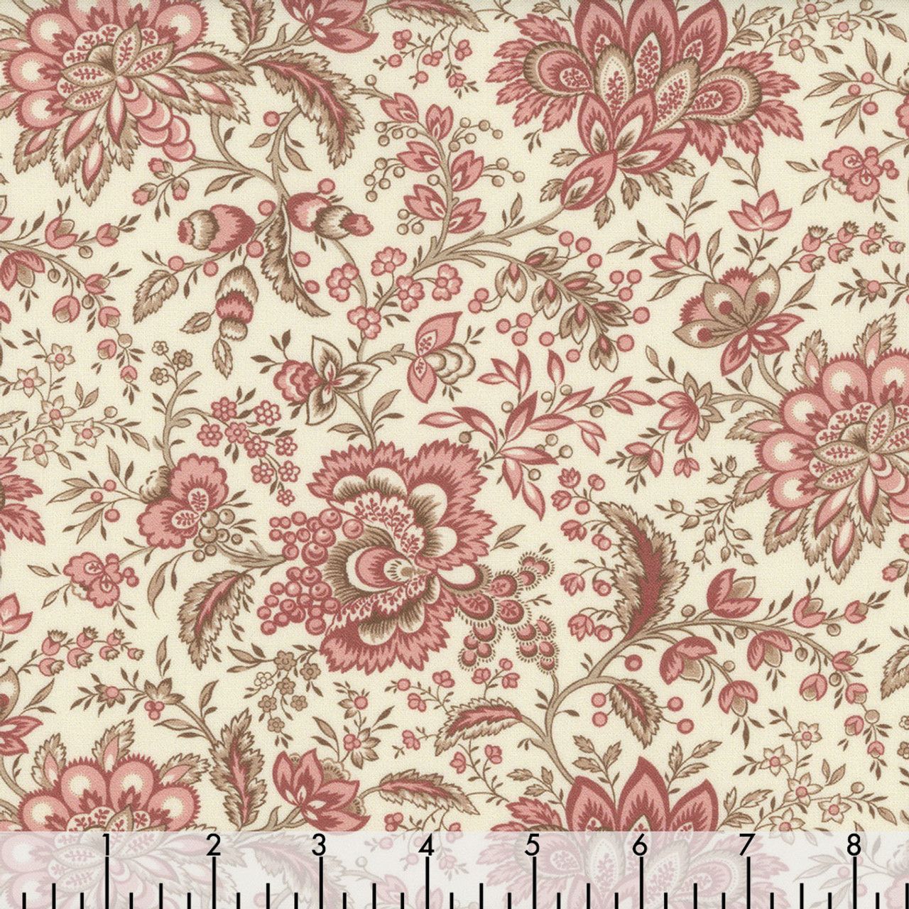 Marcus Fabrics Evelyn&#39;s Hope Chest R101074D Cream