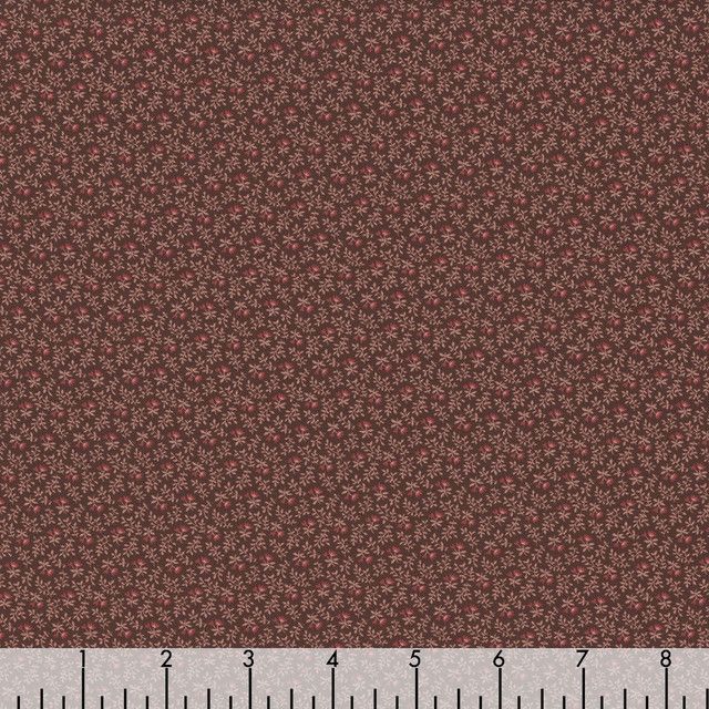 Marcus Fabrics Evelyn&#39;s Hope Chest R101078D Brown