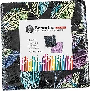Benartex Go With The Flow Charm Pack