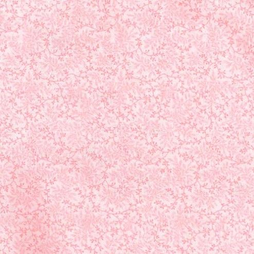 Benartex 108&quot; Quilt Backs Wide Delicate Vine Pink