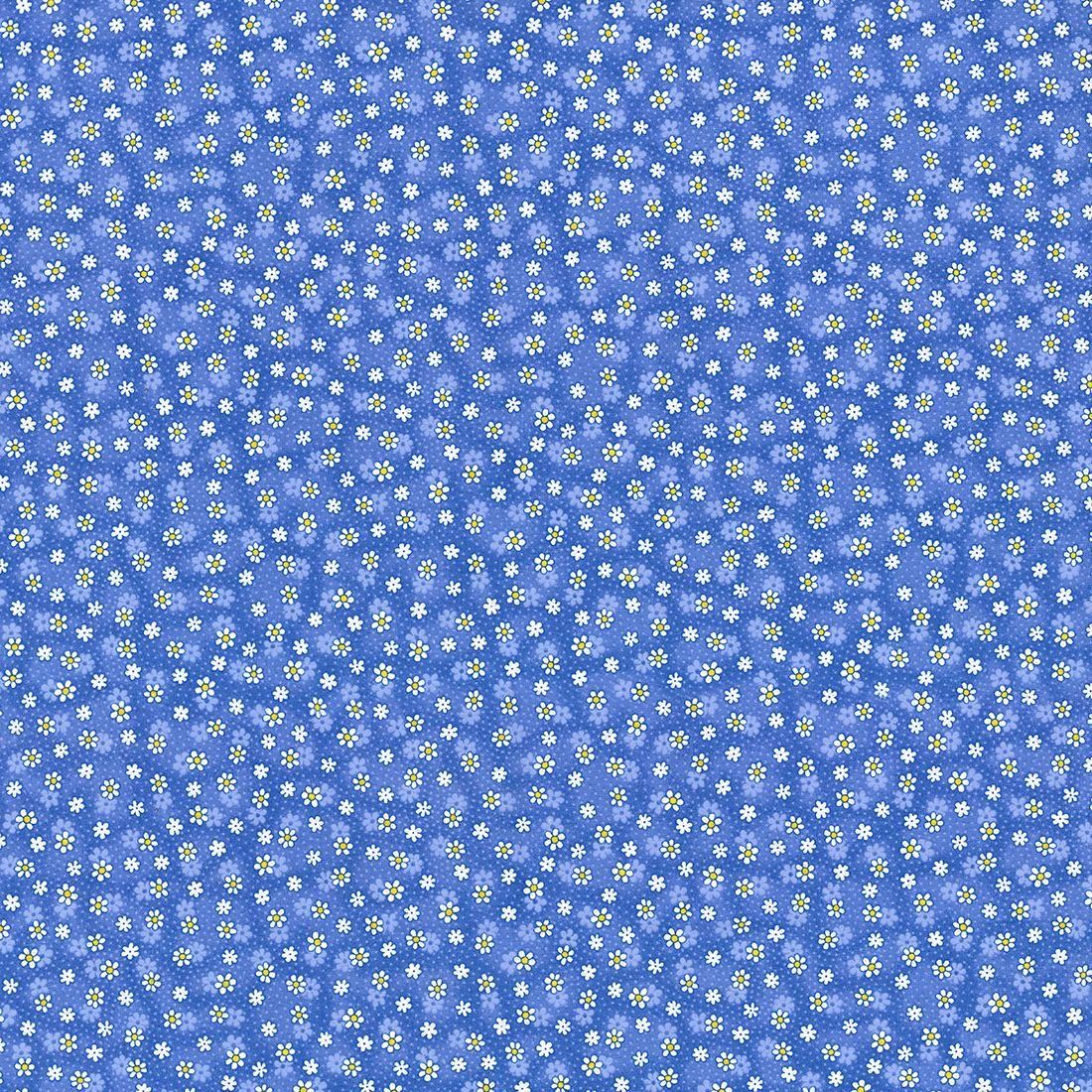 Fabric Traditions Keepsake Calico Small Spaced Daisy Blue