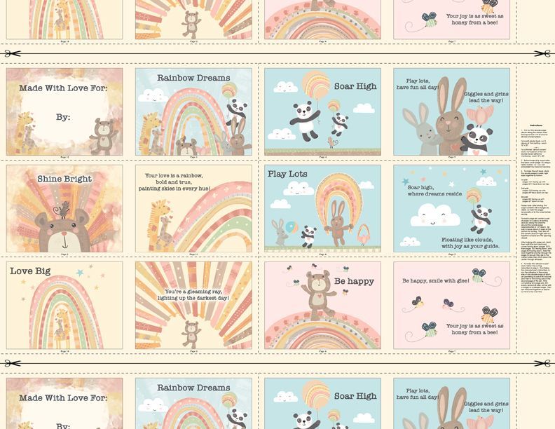 Wilmington Rainbow Dreams Storybook Panel 43016 543