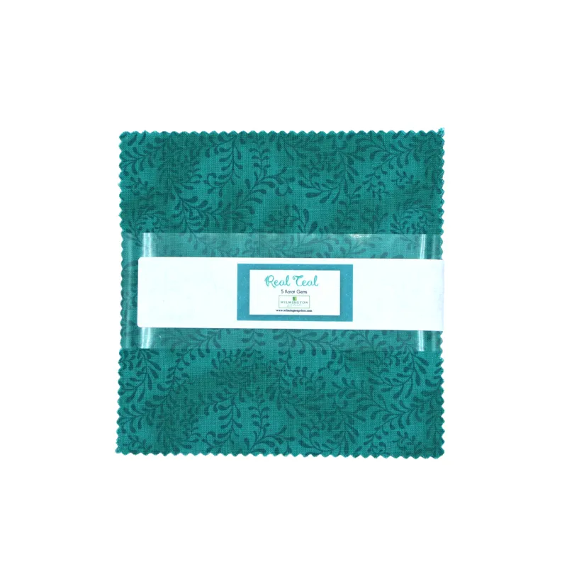 Wilmington Real Teal Charm Pack