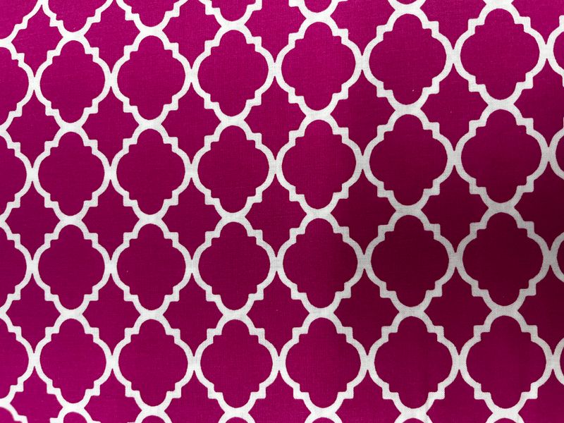 Marshall Dry GoodsPink Quatrefoil
