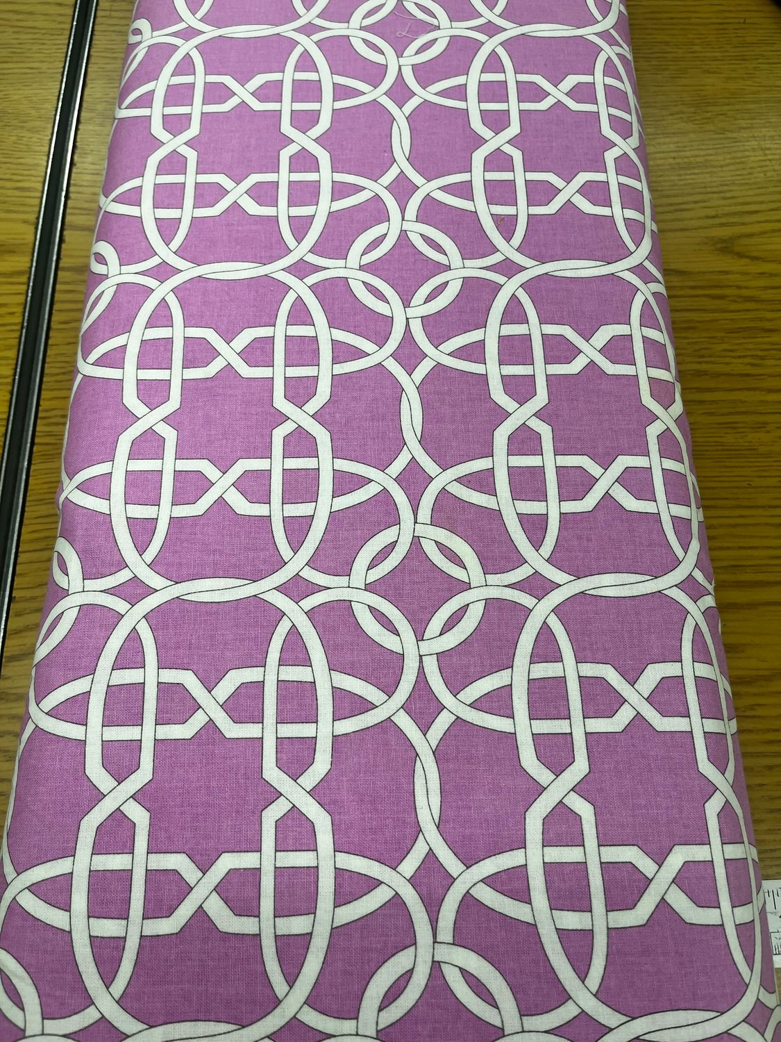 Michael Miller Fabric Pink Trellis