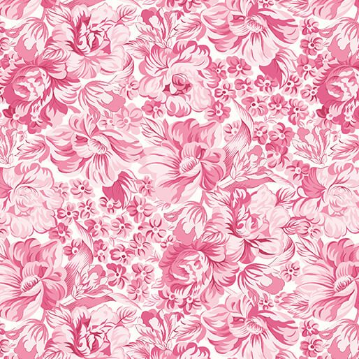 Benartex April&#39;s Garden Occasion Pink