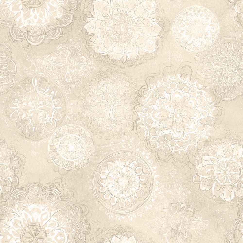 Marshall Dry Goods 108&quot; Vintage Medallion Eggshell