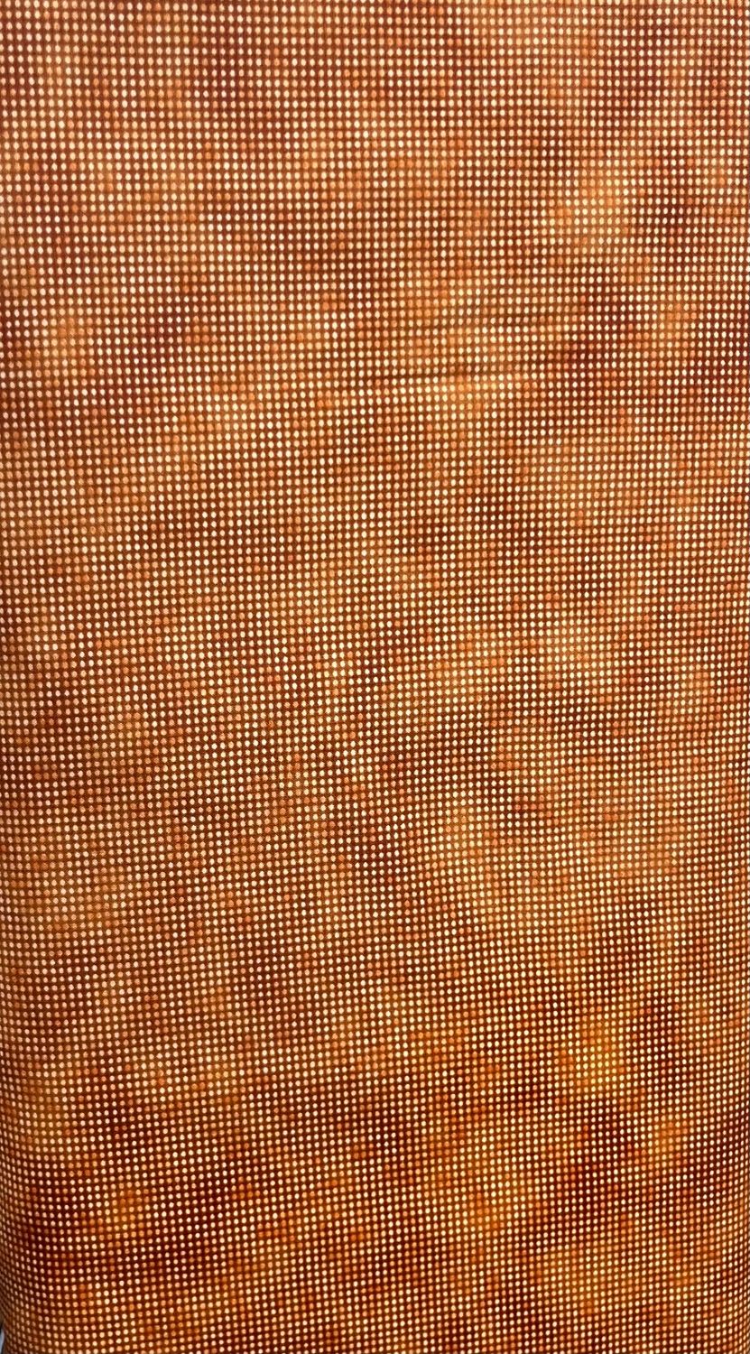 In The Beginning Fabrics Dit Dot  Rich Orange