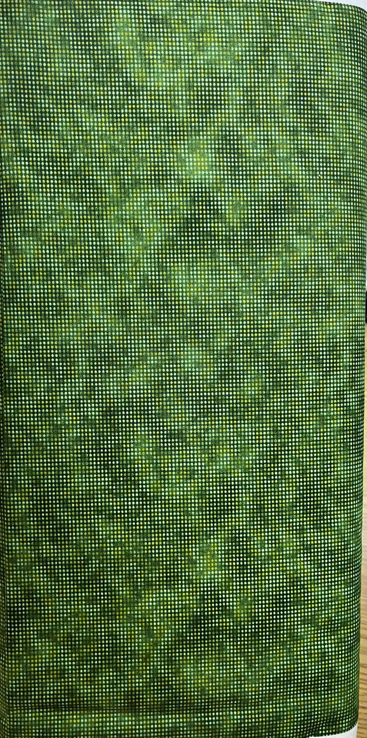 In The Beginning Fabrics Dit Dot  8 AH 12 Green Meadow