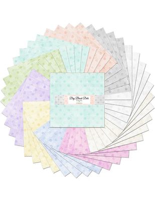 Wilmington Dry Brush Dots 10 Karat Gems Layer Cake