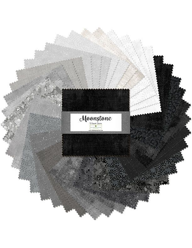 Wilmington Moonstone 5 Karet Gems Charm Pack
