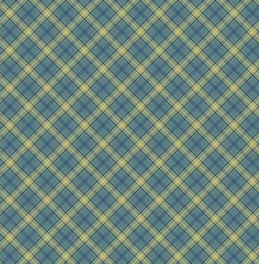 Northcott Highland Home Blue Plaid