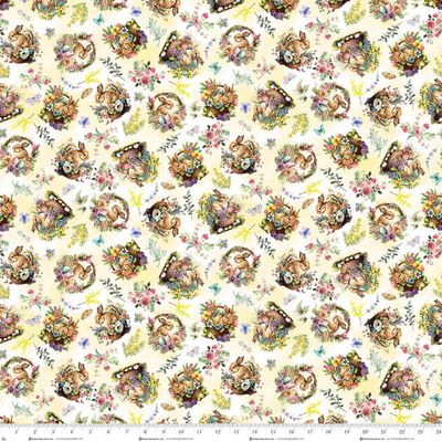 Henry Glass Basket Full Of Blessings Rabbits