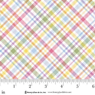 Henry Glass Basket Full Of Blessings Plaid