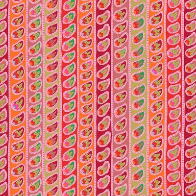 Kaffe Fassett Paisley Stripe Red