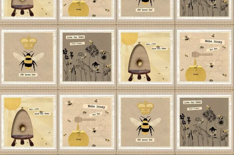 Studio E Save Our Bees Panel 3950P 44