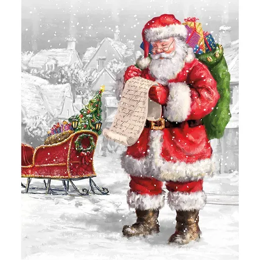 Riley Blake More Christmas Wishes Panel PD16550