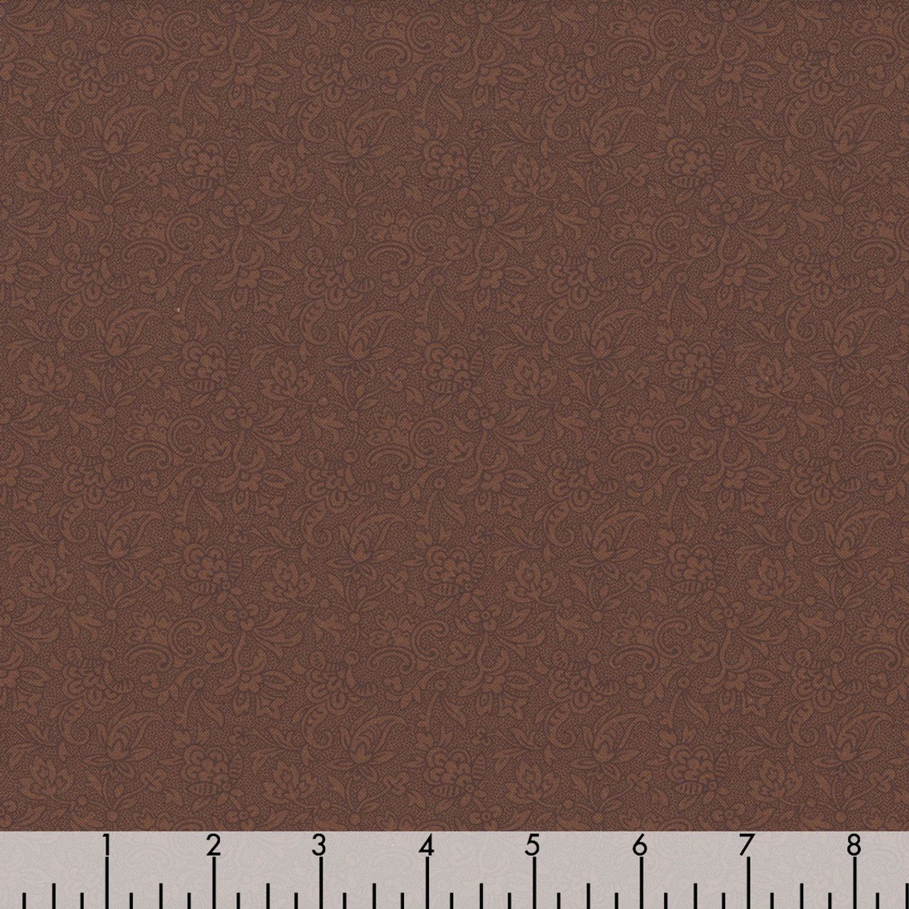 Marcus Fabrics Evelyn's Hope Chest R101082D Brown