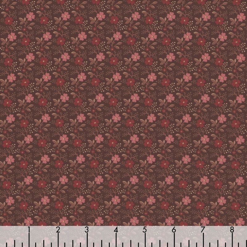 Marcus Fabrics Evelyn's Hope Chest R101075D Brown