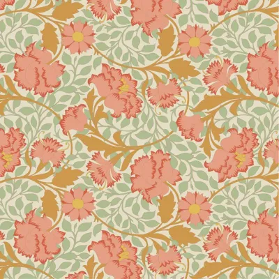 Tilda Songbird 100641 Floral Coral