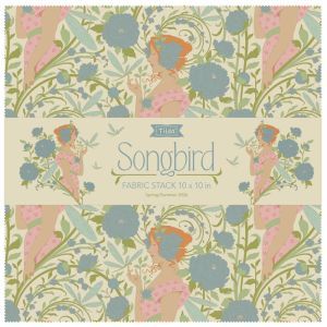 Tilda Songbird Fabric Stack 40 -10" Sqs