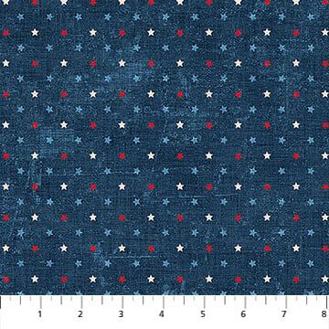 Northcott American Heartland Navy Multi 28736-49