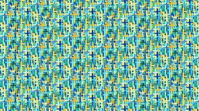 Northcott Risen Blue Multi Large Cross DP28662-48