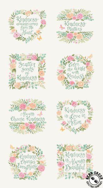 Moda Kindness Dogwood 56157- 11 Panel