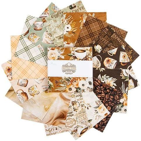 Riley Blake Charm Pack Coffee Time 5-17130-42