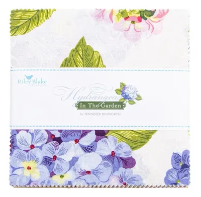 Riley Blake Charm Hydrangeas Pack5-16830-42